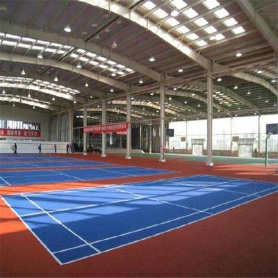威海 塑膠籃球場 環保硅PU 硅PU材料鋪裝